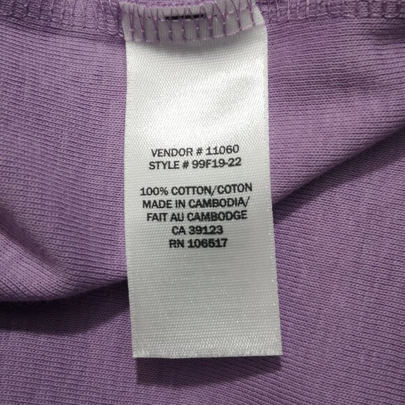 Northern Reflections Ladies Size XL Purple Lightweight Turtleneck Sweater - Picture 5 of 9